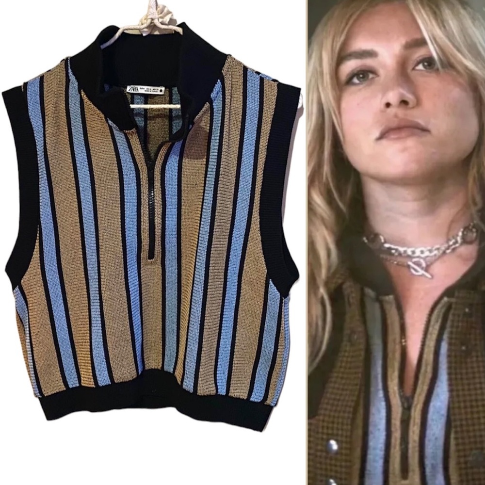 Rare Super screen accurate Yelena Belova zip up vest Sz Medium